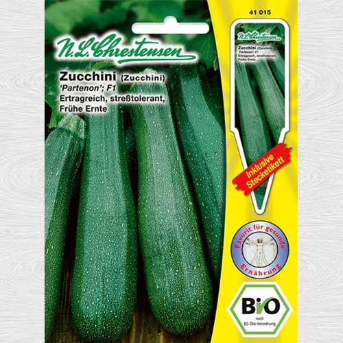 1 pac, Dovlecel zucchini Partenon F1 - Semințe: Mod de ambalare: 1 pac