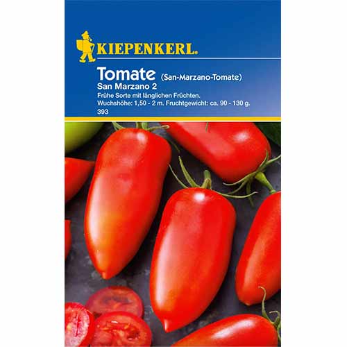 1 szt, Tomate San Marzano 2 - Samen: Ilość w opakowaniu: 1 Stück