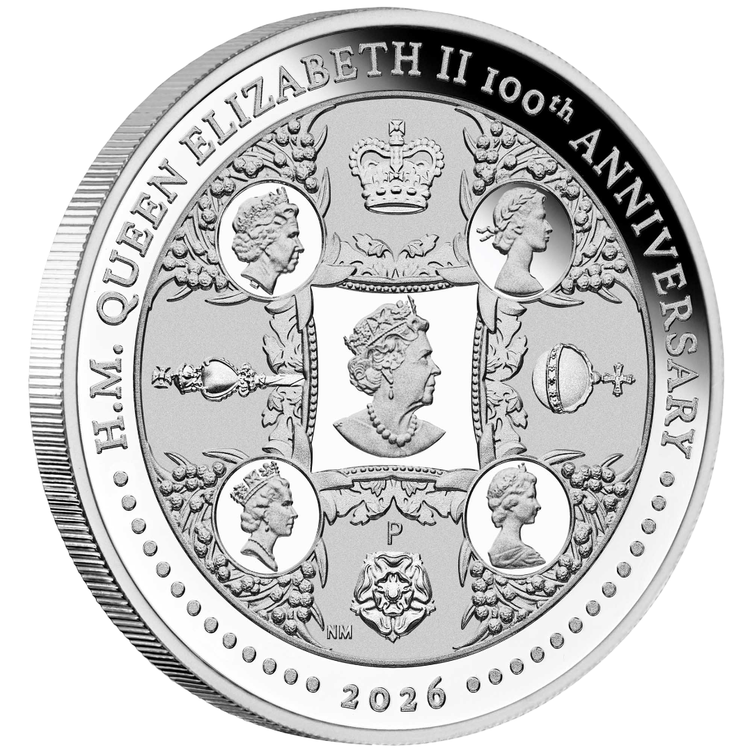Srebrna moneta Królowa Elżbieta II: 100. rocznica urodzin 1 uncja 2026 Proof - wysyłka 24h! - Mennica Skarbowa
