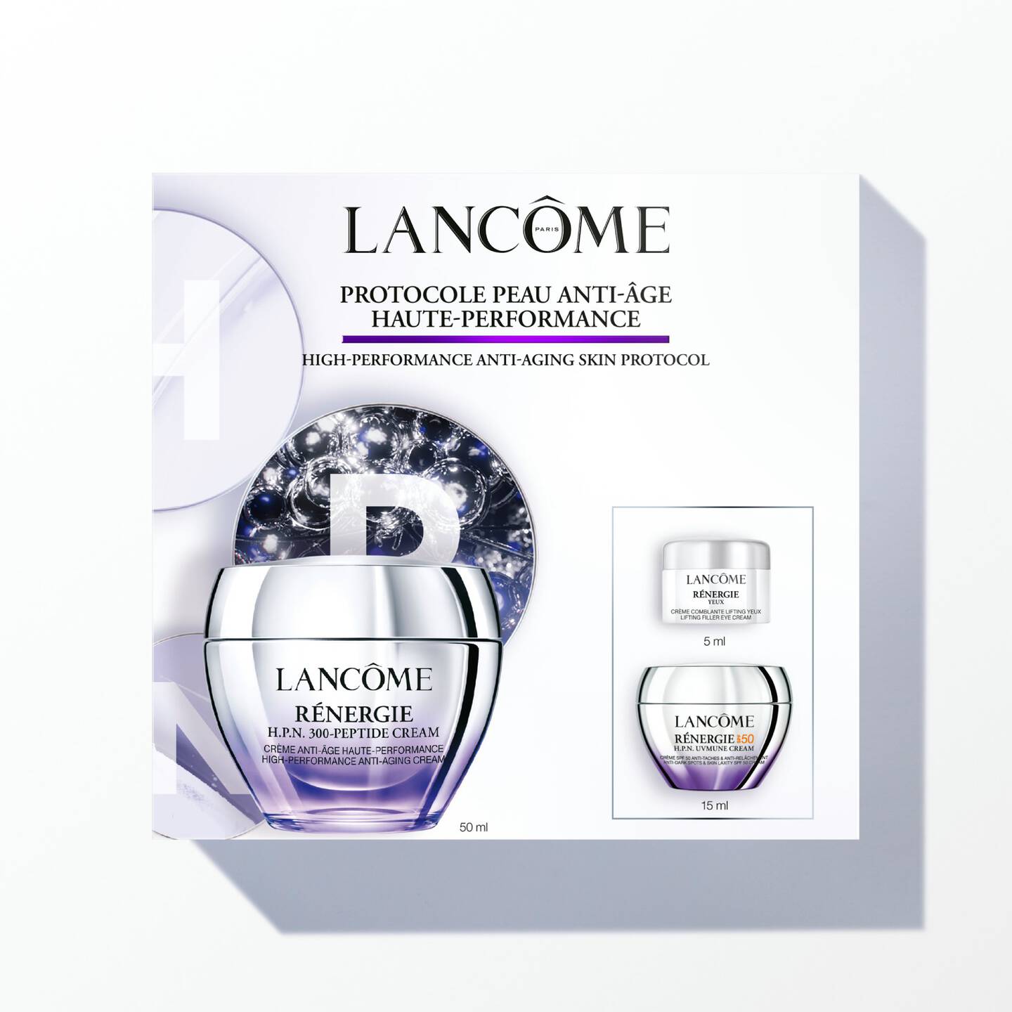 Lancôme Zestaw Rénergie H.P.N. 300-Peptide Cream 50ml - Twoja zaawansowana rutyna przeciwstarzeniowa 50 ml