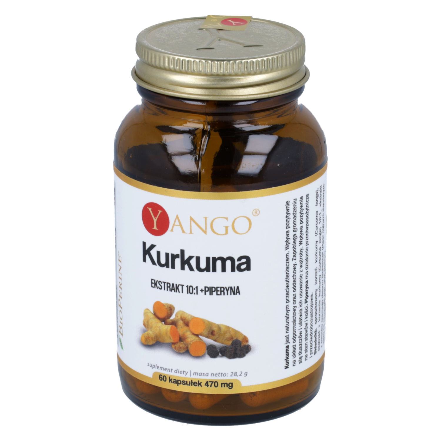 Yango kurkuma, 60 kapsułek