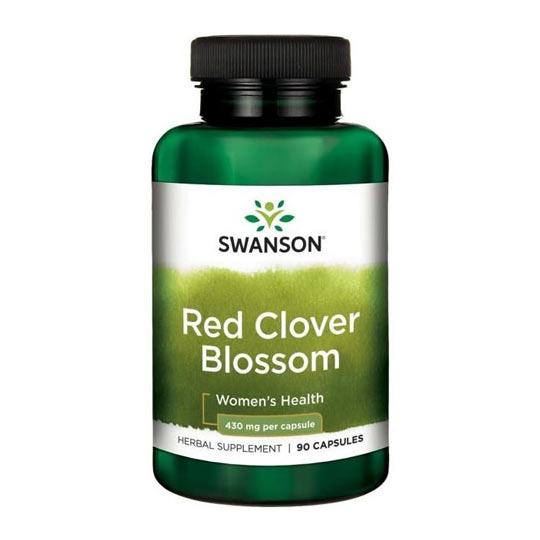 Swanson red clover blossom 430 mg, 90 kapsułek
