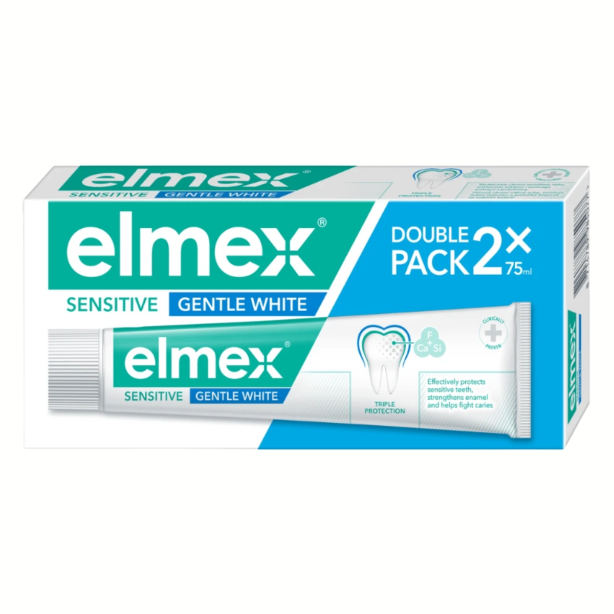 Elmex sensitive whitening - pasta do zębów, 2x75 ml