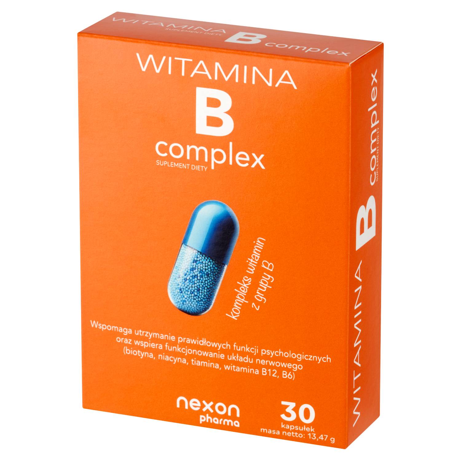 Nexon pharma witamina b complex, 30 kapsułek