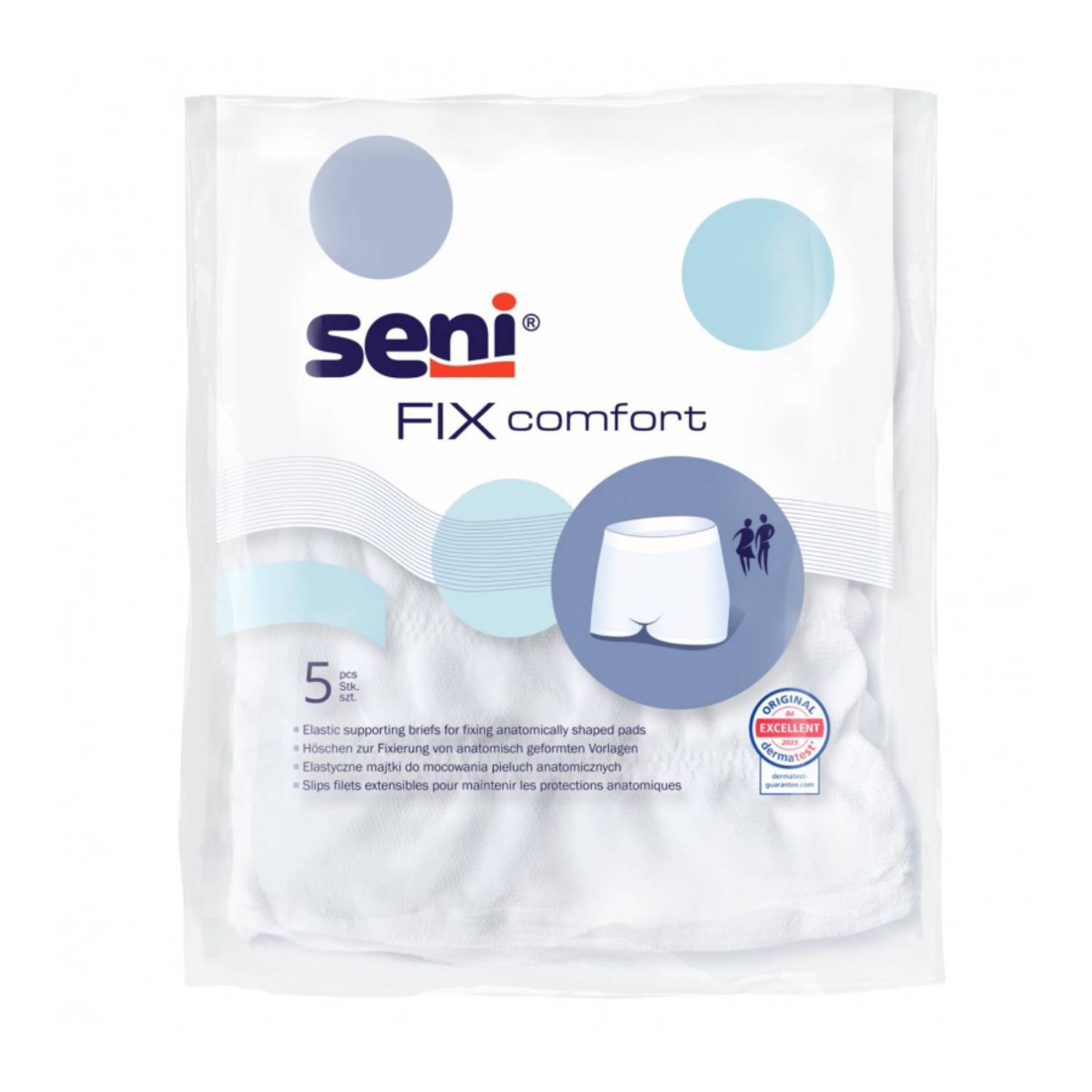 Seni fix comfort - majtki mocujące wielorazowe, rozmiar xl, 5 sztuk