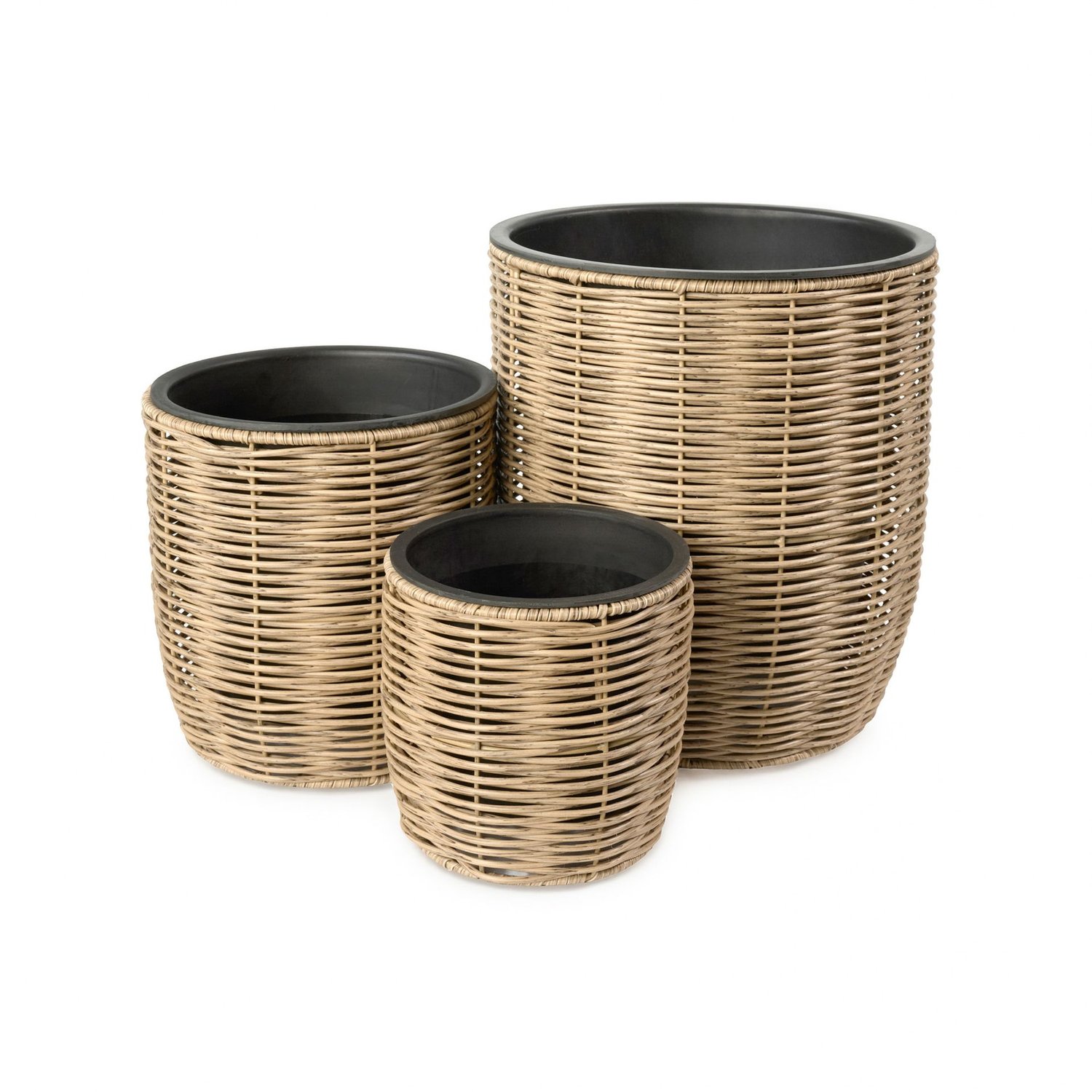 Pflanzkübel GALPO 3er-Set - Beige