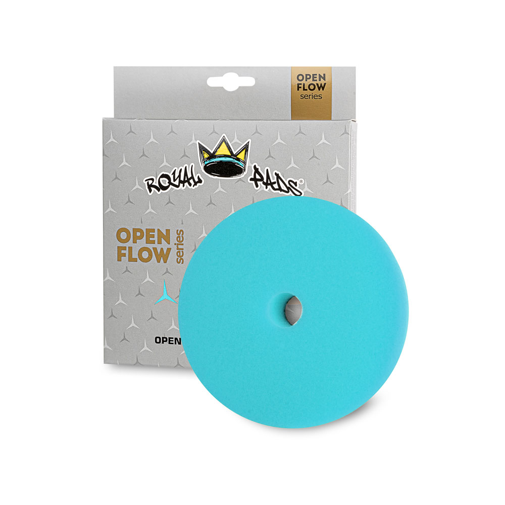 Royal Pads OF Finish 153mm Light Blue - otwarto-komórkowy pad polerski wykańczający