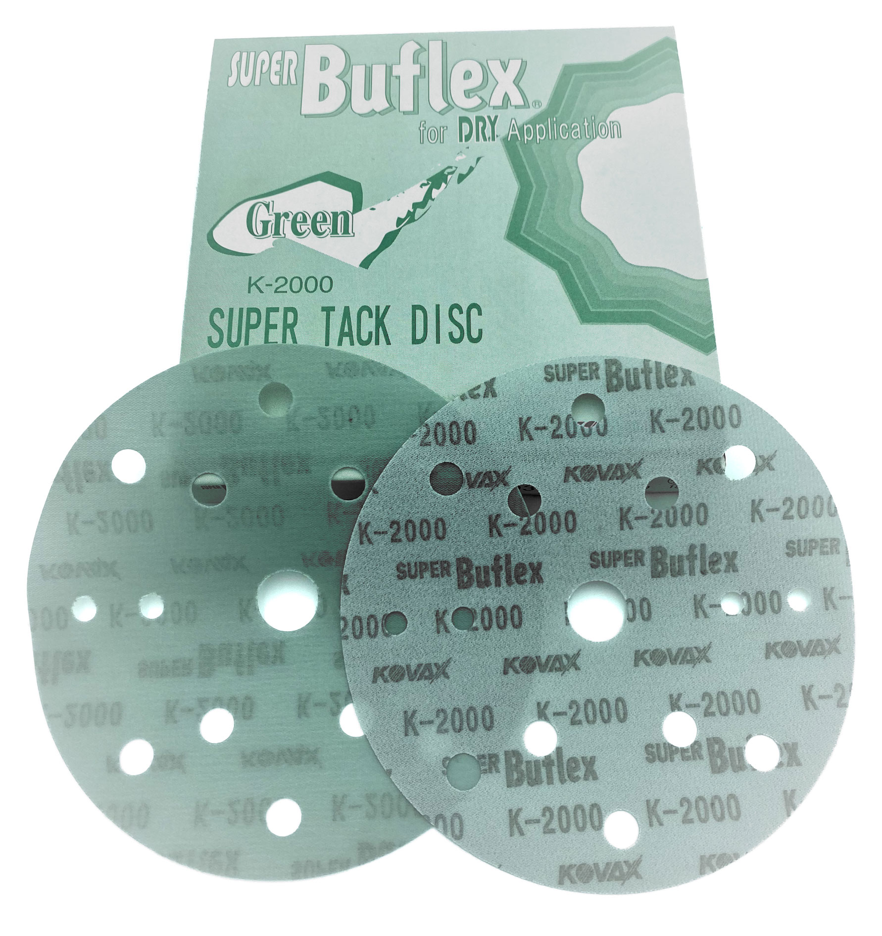 Kovax Buflex Dry K2000 152mm 15H - krążek ścierny na rzep