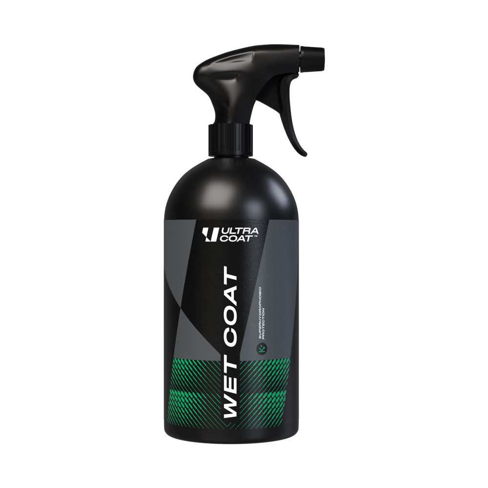 Ultracoat Wet Coat 1L - silnie hydrofobowy produkt do nabłyszczania mokrego lakieru auta