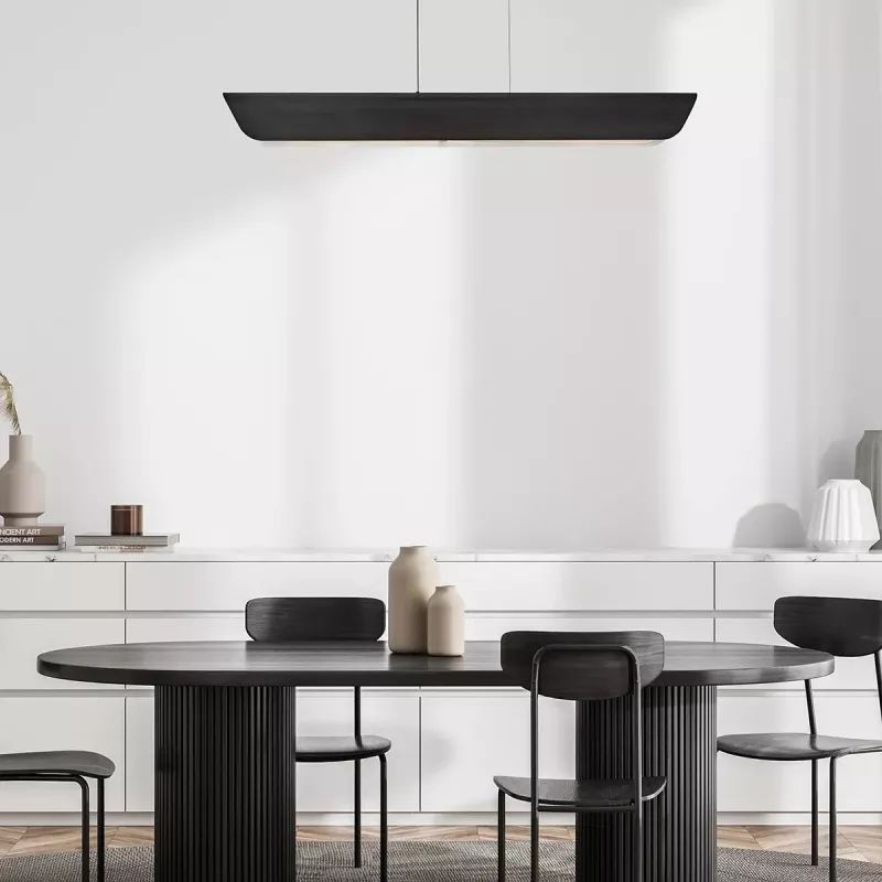 Elstead Lighting Arco lampa wisząca 1x43 W czarna HK-ARCO-LED-LP-117-BX