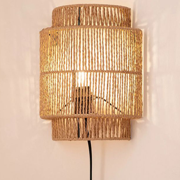 Abruzzo Boho kinkiet 1x25 W brązowy ABR-KL-BH-E27