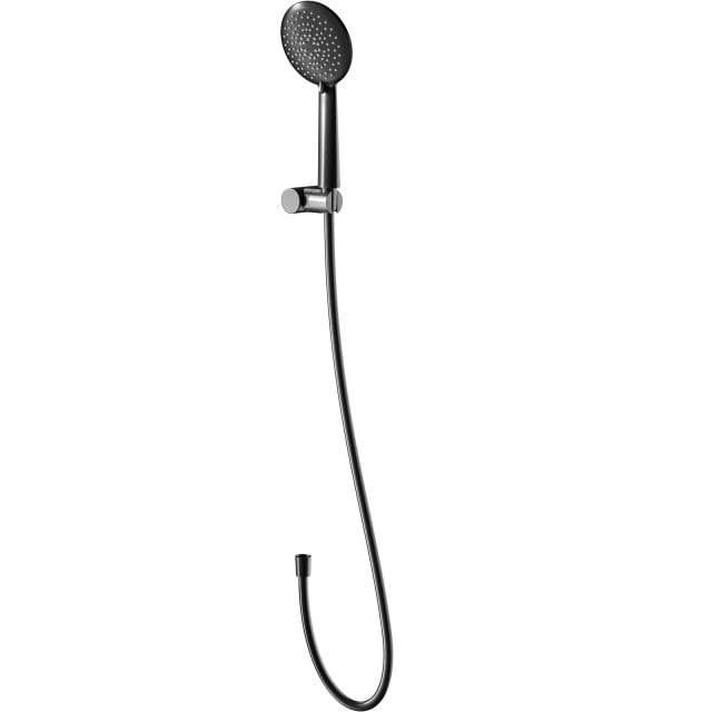 CERSANIT Zestaw prysznicowy ZEN z uchwytem punktowym gun metal S1001-