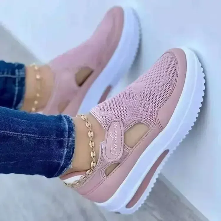 Buty oddychające trampki na platformie 35-43