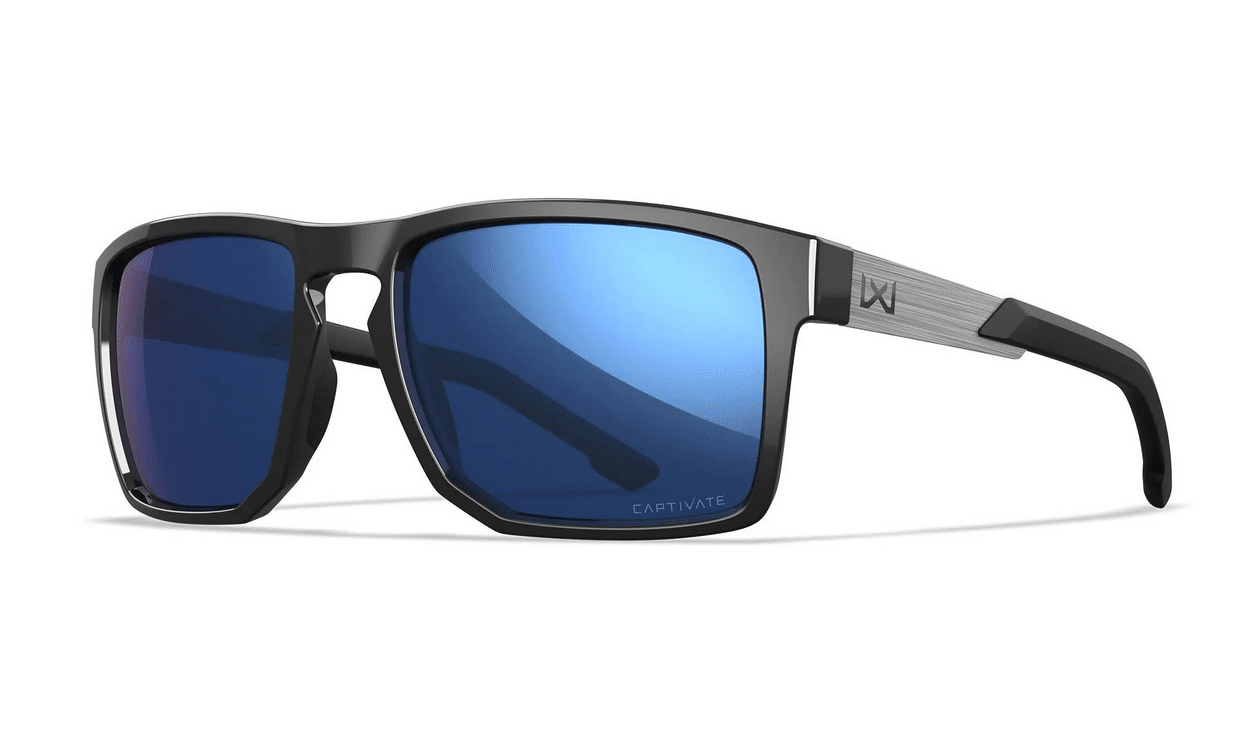 Wiley X Okulary Apex Blue Mirror/Matte Gloss Black