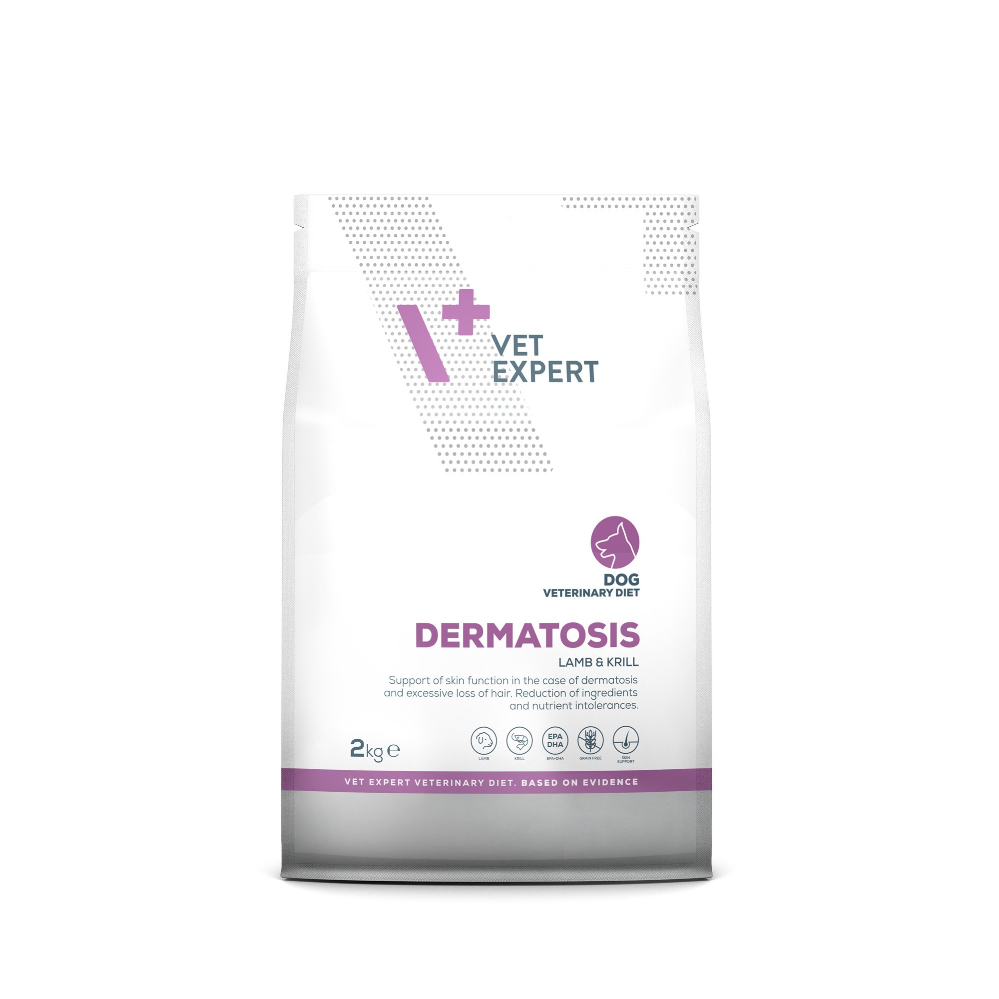 Dermatosis Lamb & Krill | VET EXPERT | 2 kg | Sucha karma weterynaryjna dla psów