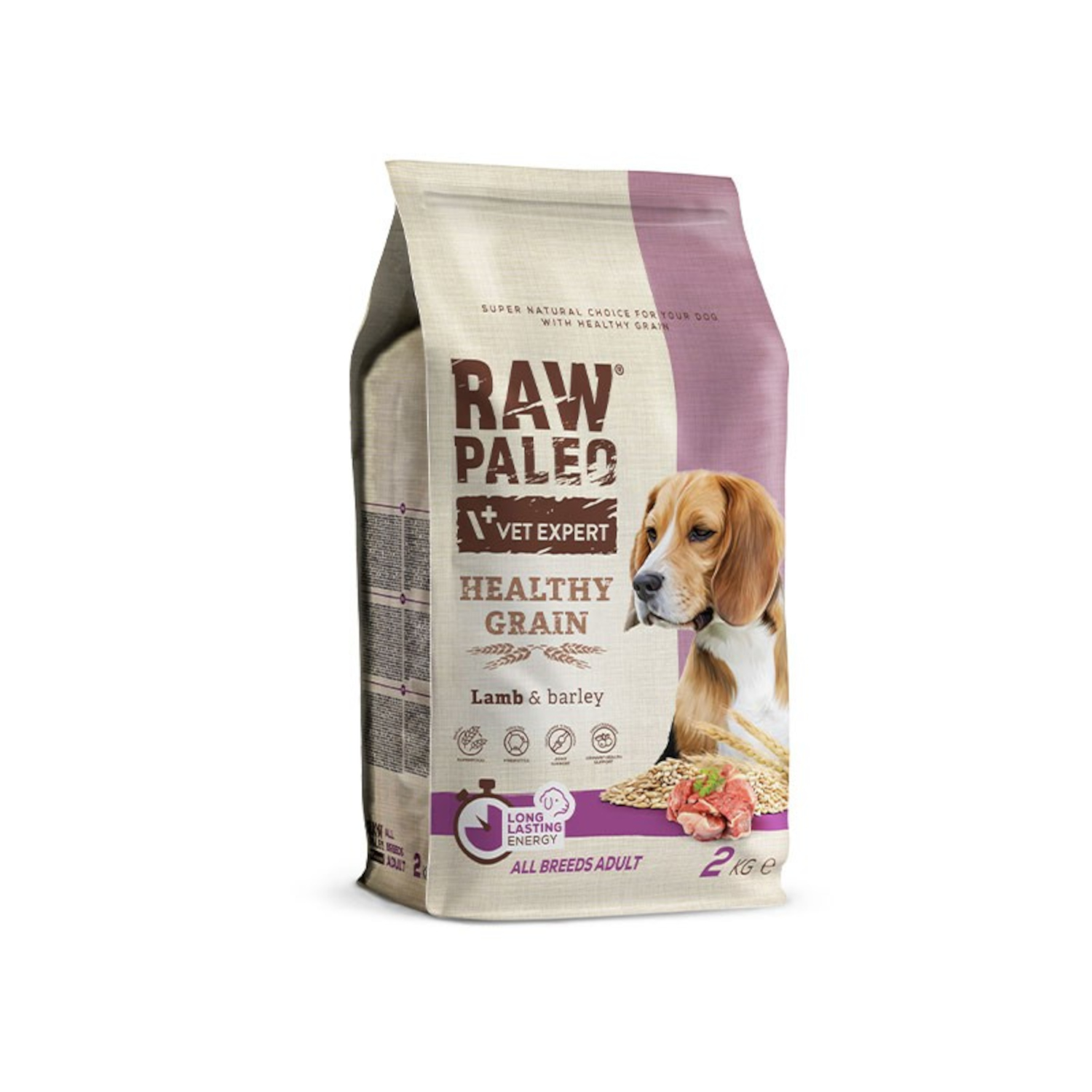 Lamb Adult | RAW PALEO Healthy Grain | 2kg | Sucha pełnowartościowa karma dla psa