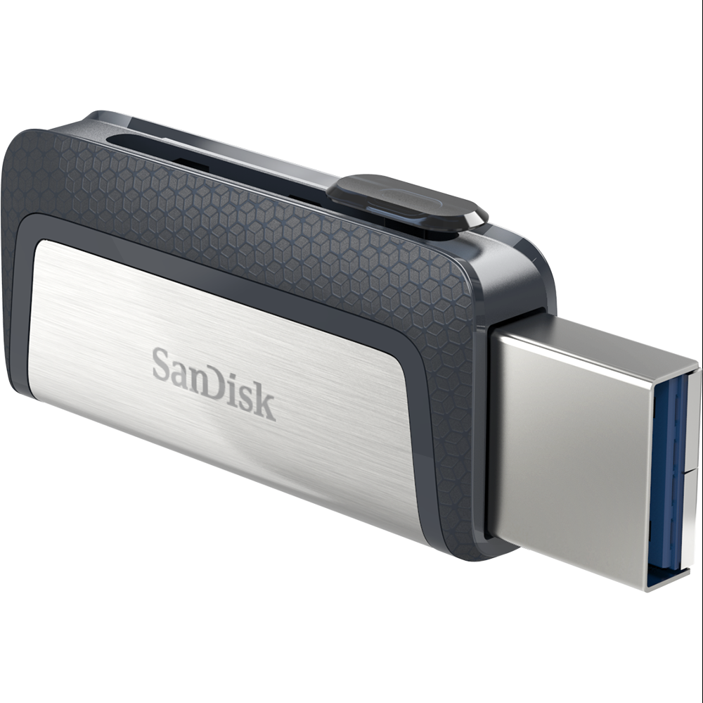 Pendrive SanDisk Ultra Dual Drive 64GB USB 3.1, srebrno-szary