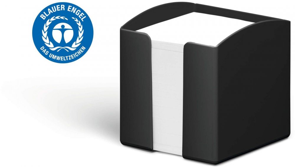Durable Eco pojemnik na karteczki 100x105x100 mm, 800 szt., czarny