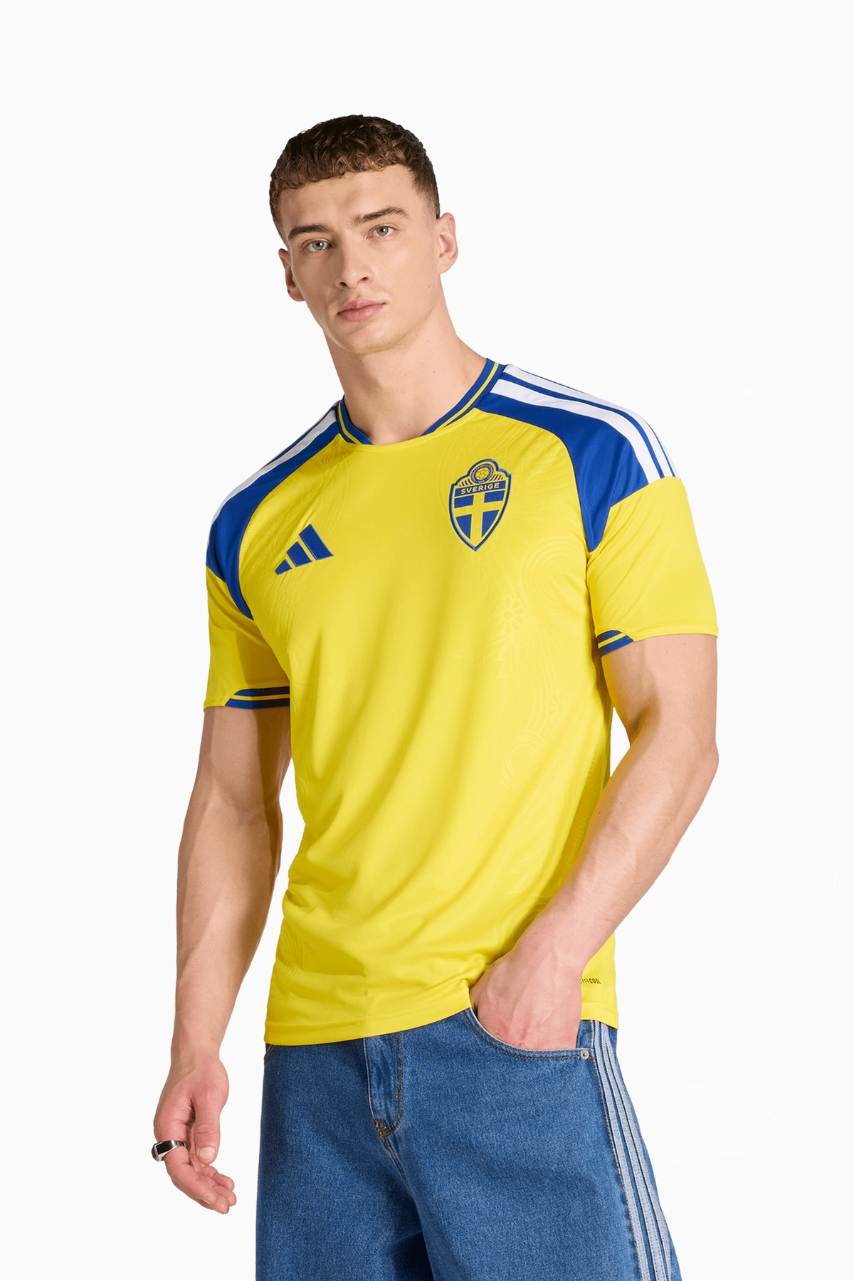 Koszulka Reprezentacji Szwecji adidas 2026 Domowa Replica - Żółty