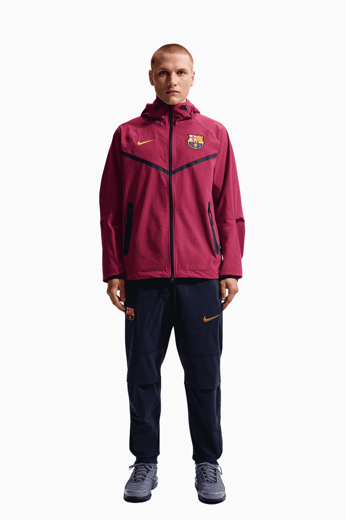 Spodnie Nike FC Barcelona 26/27 Tech - Granatowy