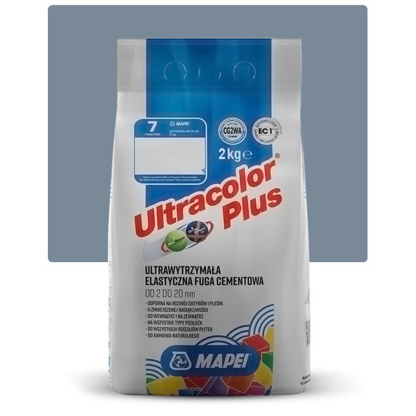 Fuga Ultracolor Plus Szary zamkowy 125 Mapei 2 kg