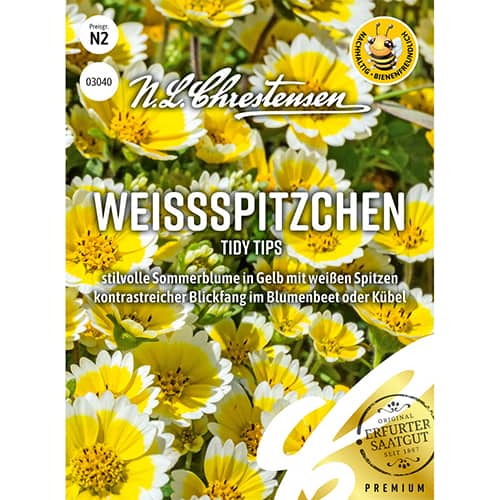 1 szt, Weissspitzchen Tidy Tips - Samen: Ilość w opakowaniu: 1 Stück
