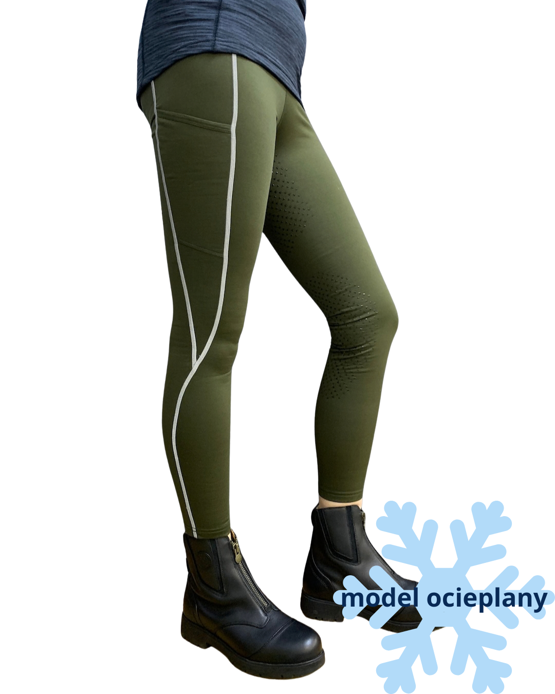 Mountain Horse legginsy jeździeckie Jade zimowe 24h