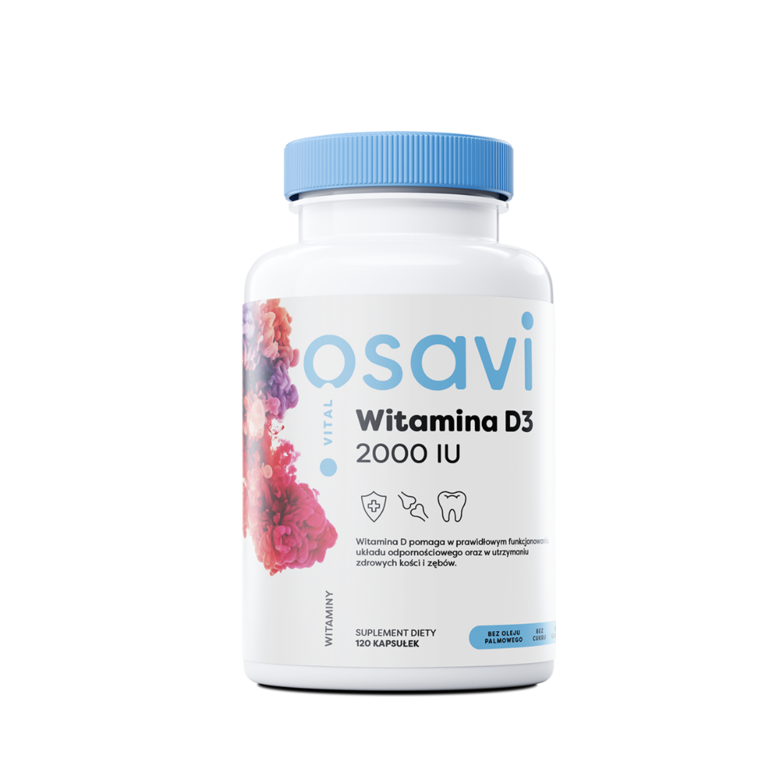 Osavi witamina d3 2000 iu, 120 kapsułek