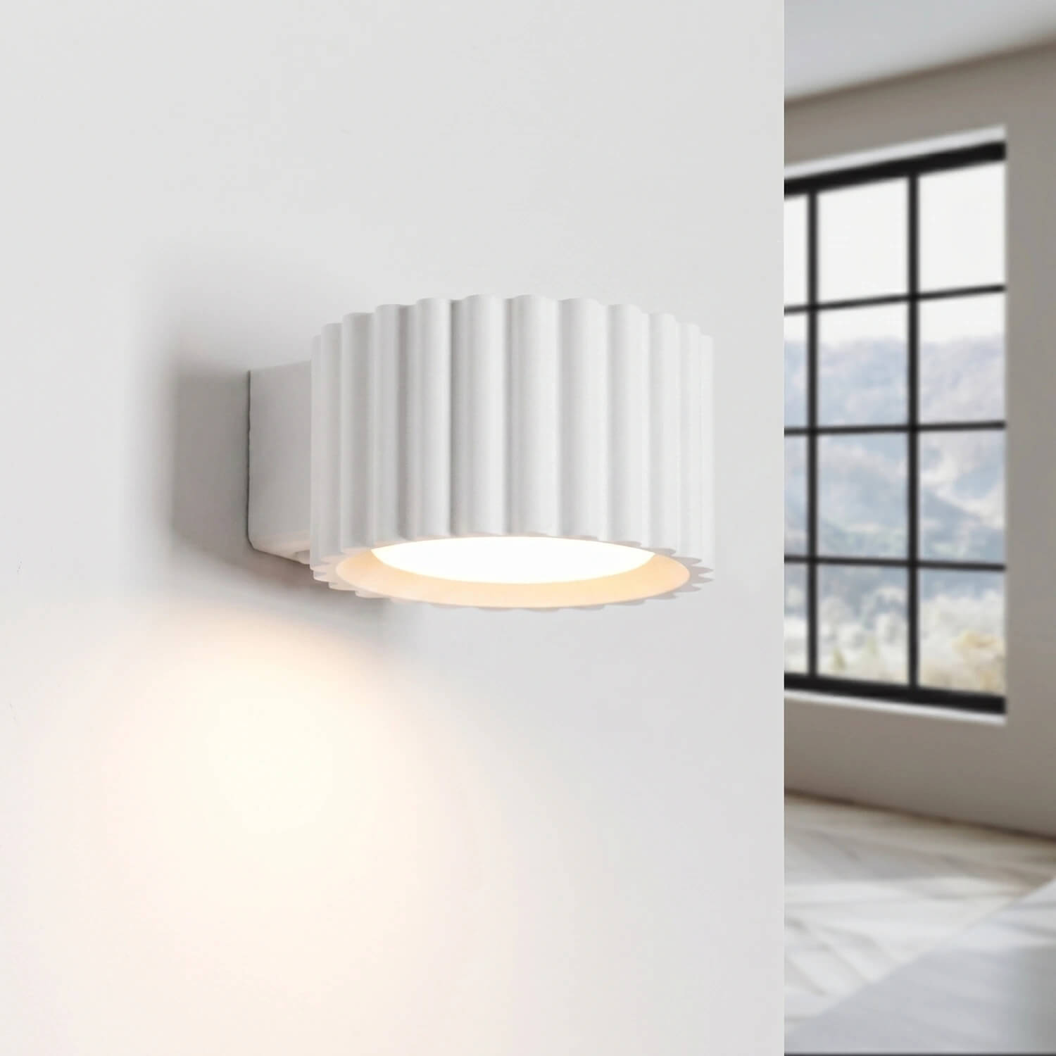 Sollux Lighting Aura kinkiet 1x10 W biały SL.2612