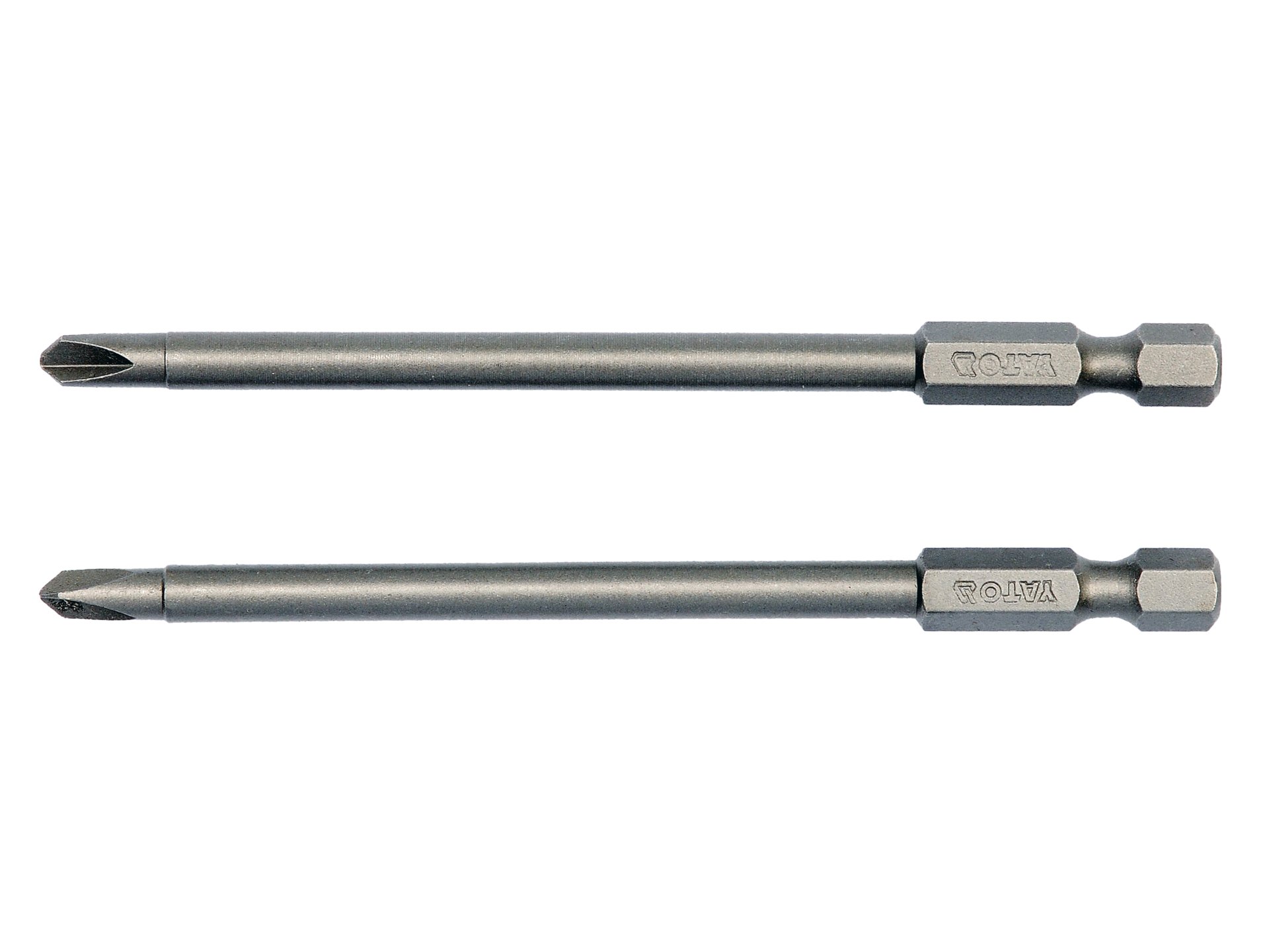 Bity wkrętakowe długie YATO 100mm tri-wing zestaw 2 szt.uki YT-0496