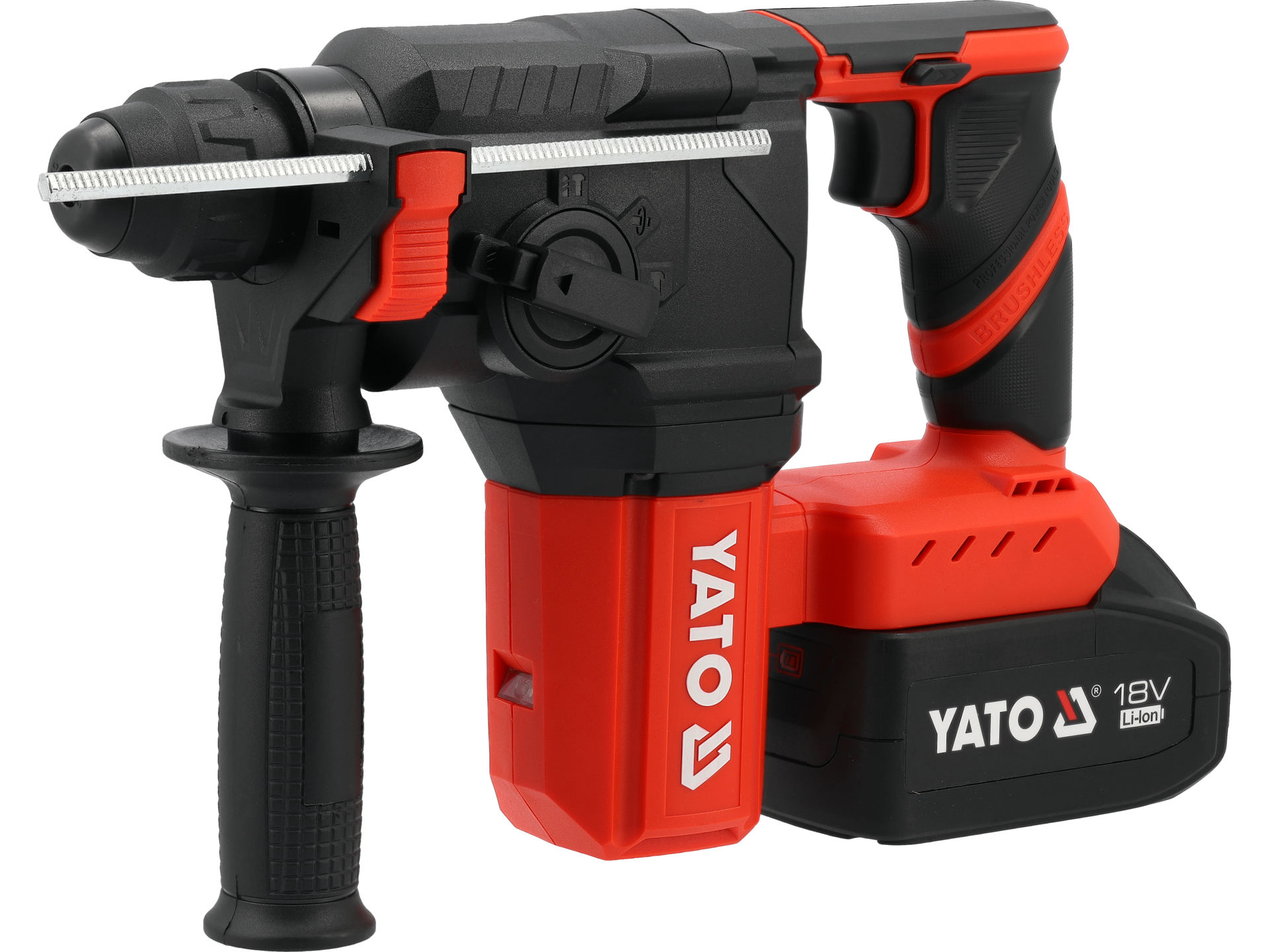 Młotowiertarka akumulatorowa YATO 18V bezszczotkowa SDS plus 1x4ah YT-827721