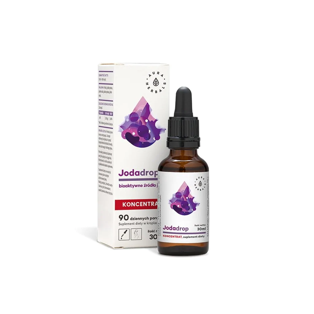 Jodadrop - bioaktywne źródło jodu, koncentrat, krople 30 ml