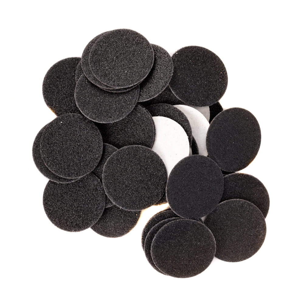 Nakładki ścierne tarcze wymienne 150 grit do PodoDisk rozmiar L 25 mm 50 szt