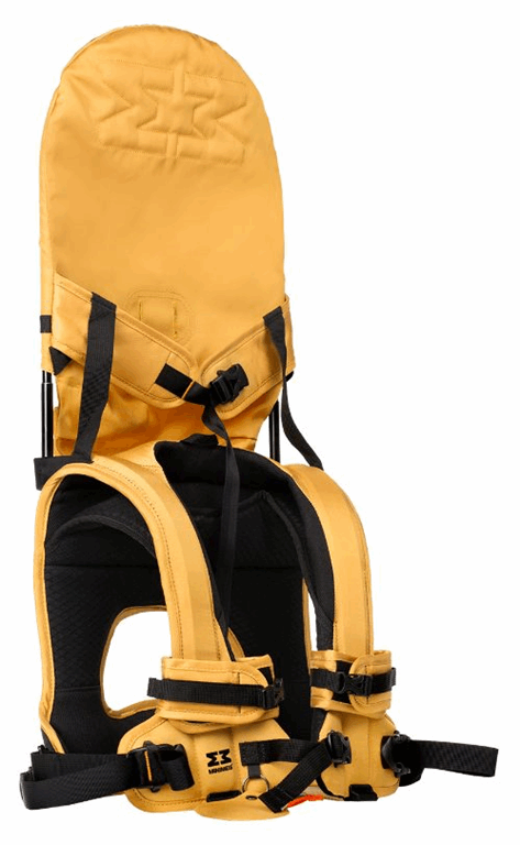 MiniMeis Nosidełko G4 dla dzieci do 18 kg wagi-Yellow