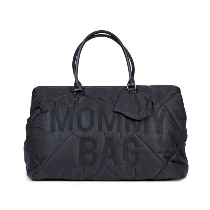 Childhome Mommy Bag - Torba podróżna dla mamy-Pikowana Czarna
