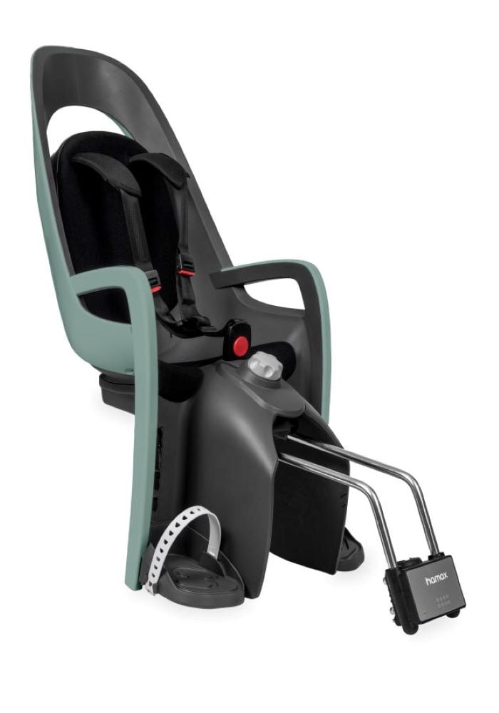 Hamax - Fotelik rowerowy Caress montowany na ramie-Green/Black