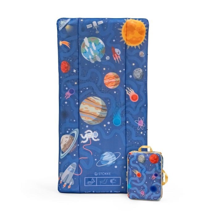 Stokke Jetkids CloudSleeper New - dmuchane łóżeczko dziecięce-Space Maze
