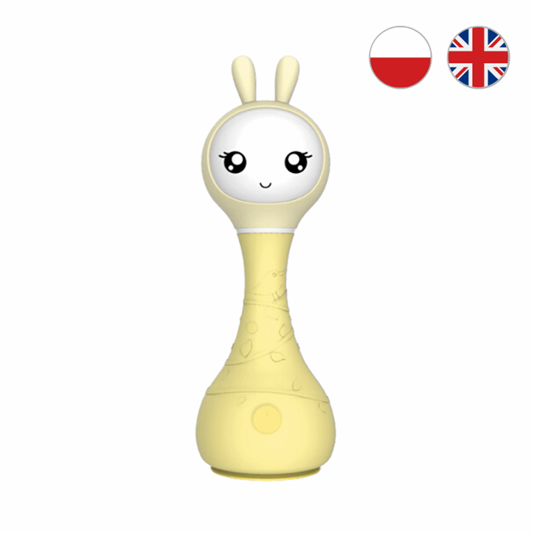Alilo Smarty Bunny R1 - elektroniczny króliczek -Żółty