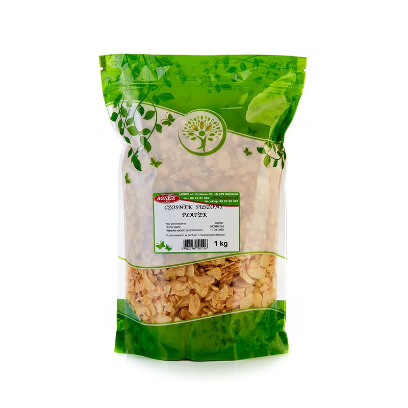 Czosnek suszony płatek 1 kg