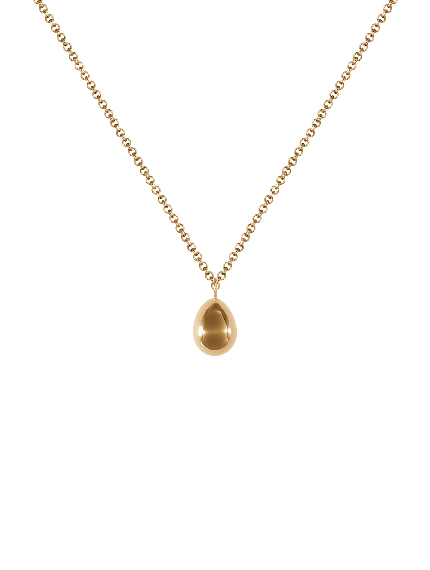 Sole Necklace N°1 - naszyjnik z zawieszką o przestrzennej formie, 42