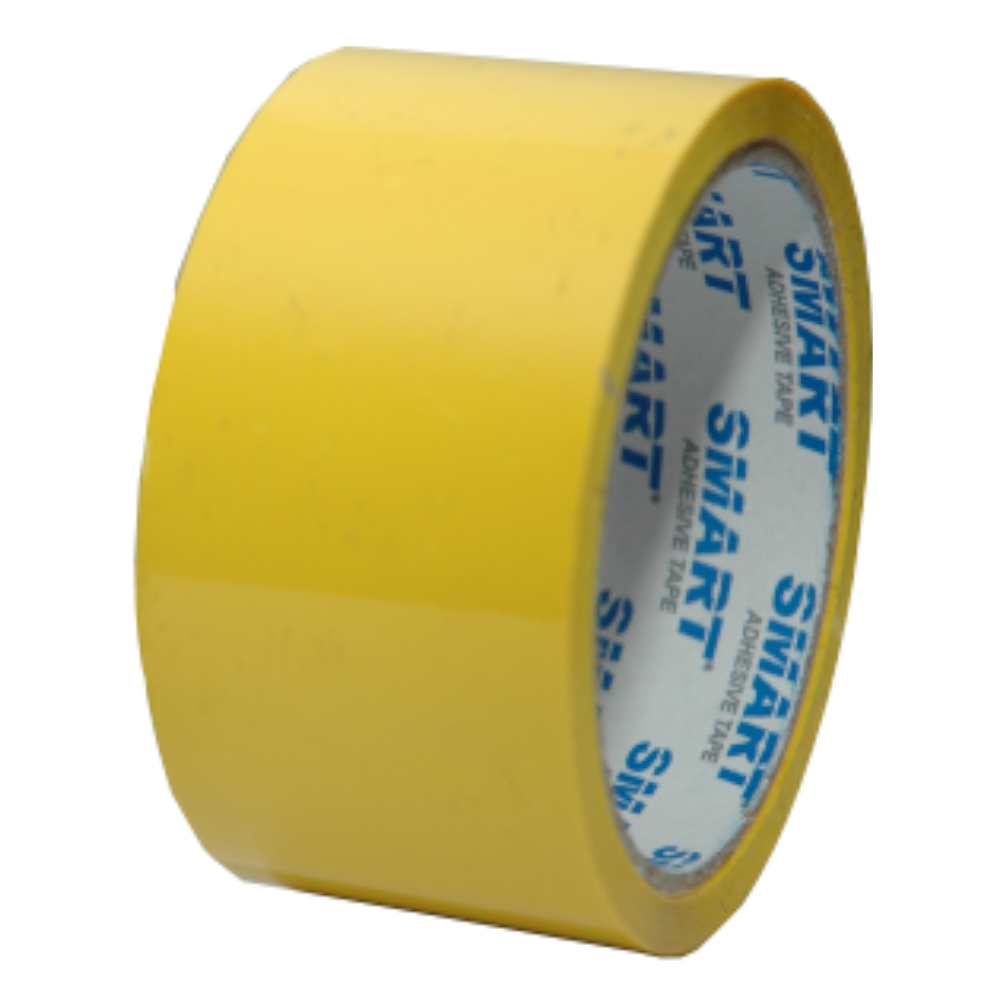 Taśma Pakowa Klej Akryl, Żółta 48MM 50Y - Opakowania.Online