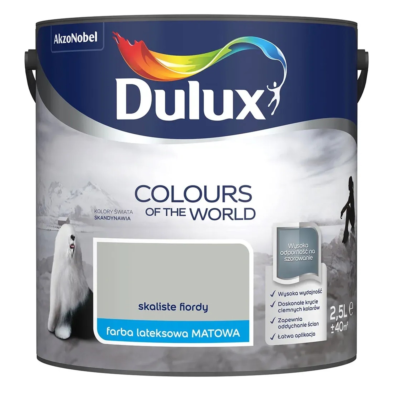 Farba Dulux Kolory Świata skaliste fiordy 2,5 l