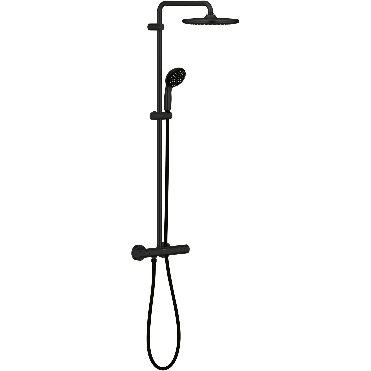 Grohe Kolumna prysznicowa Vitalio 250 czarna BauEdge