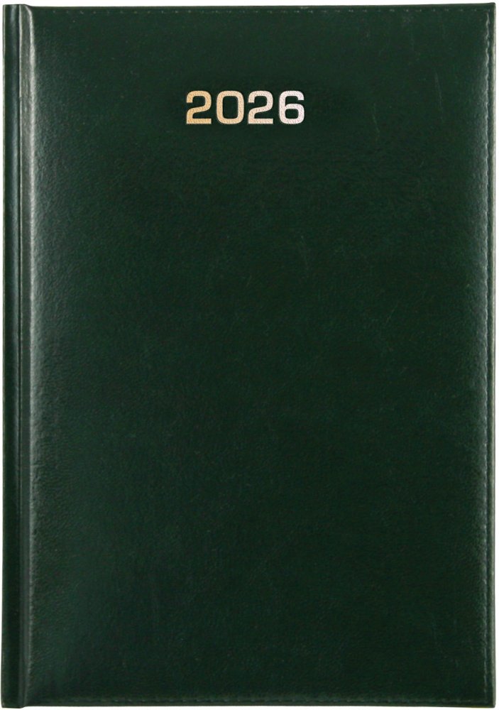 Kalendarz 2027 Udziałowiec książkowy A5 tygodniowy, zielony