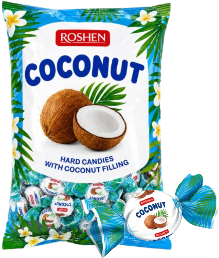Roshen Karmelki Kokosowe cukierki kokosowe 1 kg
