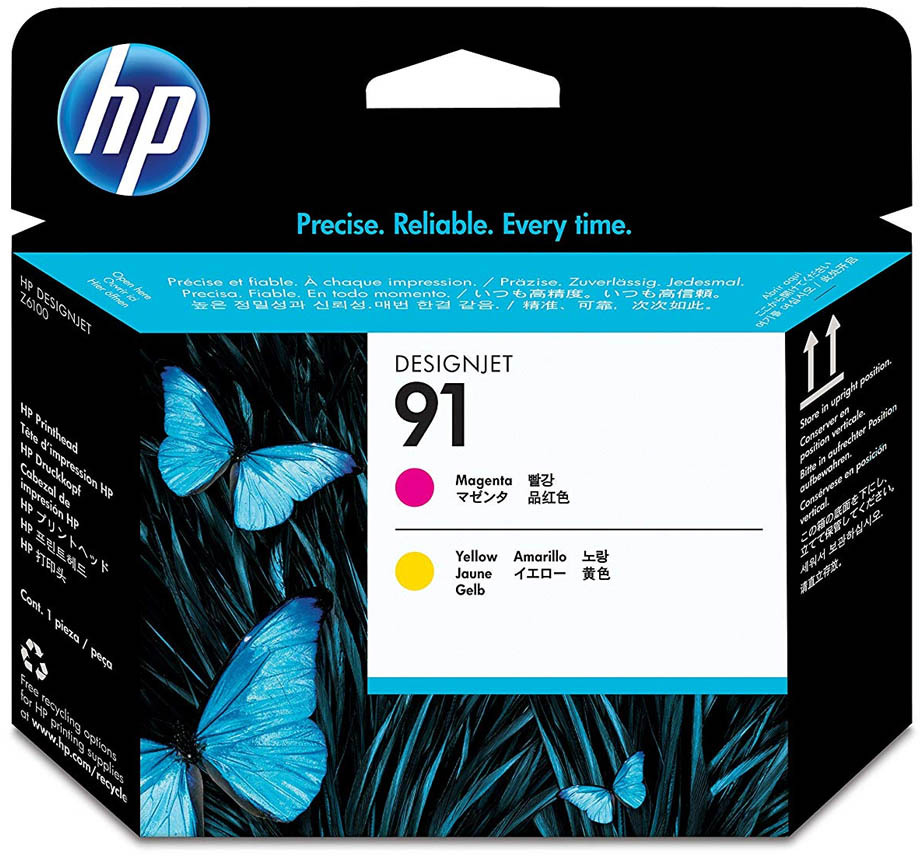 Głowica drukująca HP 91 (C9461A), magenta/yellow