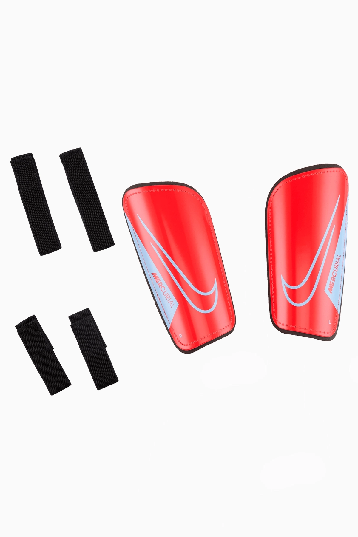 Ochraniacze Nike Mercurial Hardshell - Czerwony