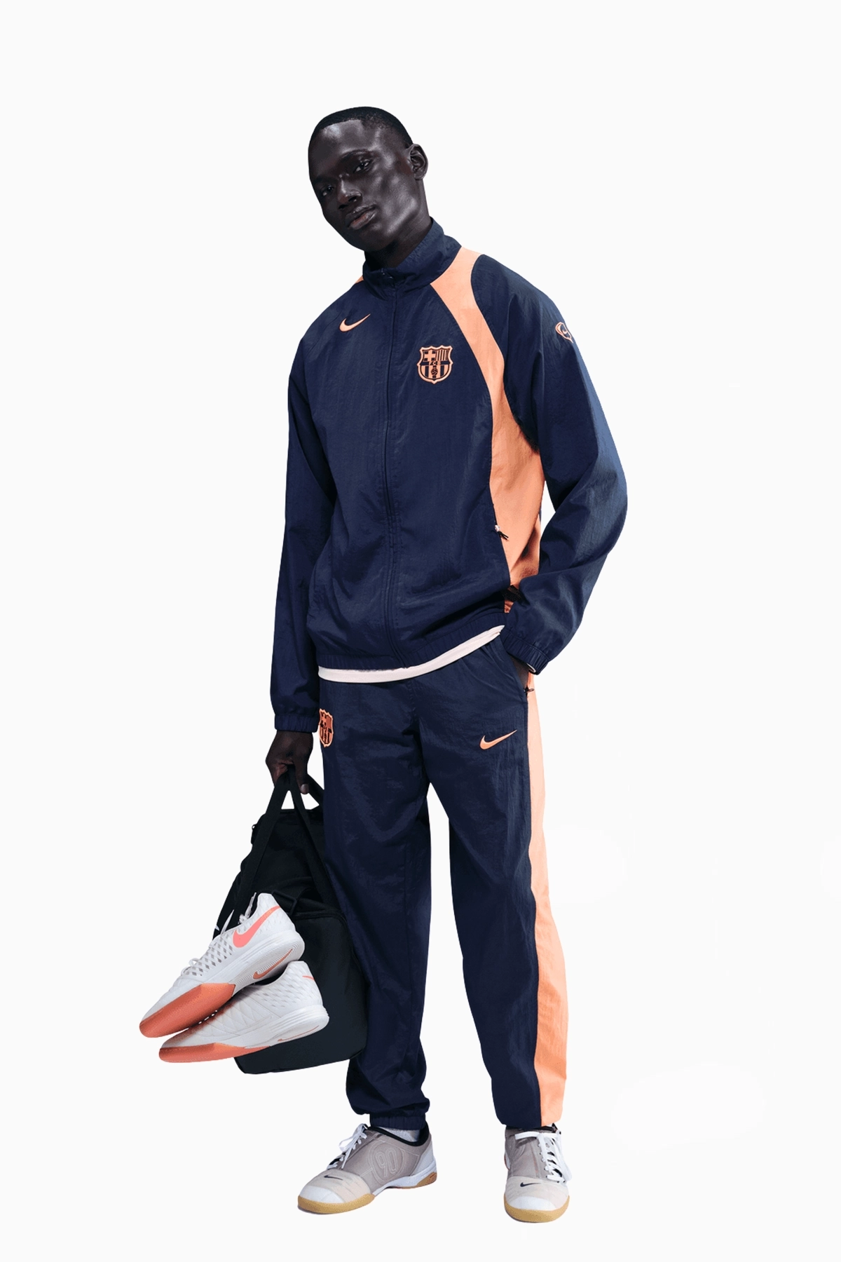 Spodnie Nike FC Barcelona 25/26 Total 90 - Granatowy