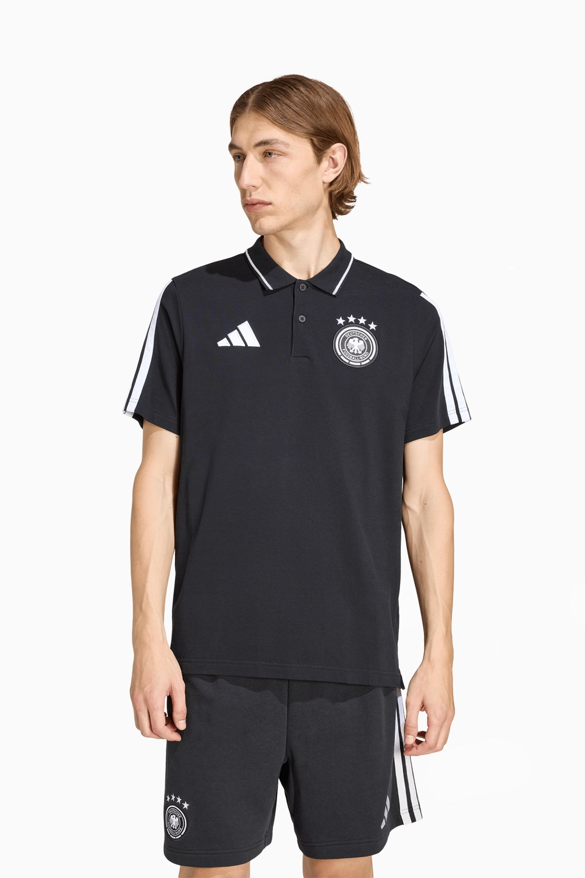 Koszulka Reprezentacji Niemiec adidas 2026 DNA Polo - Czarny