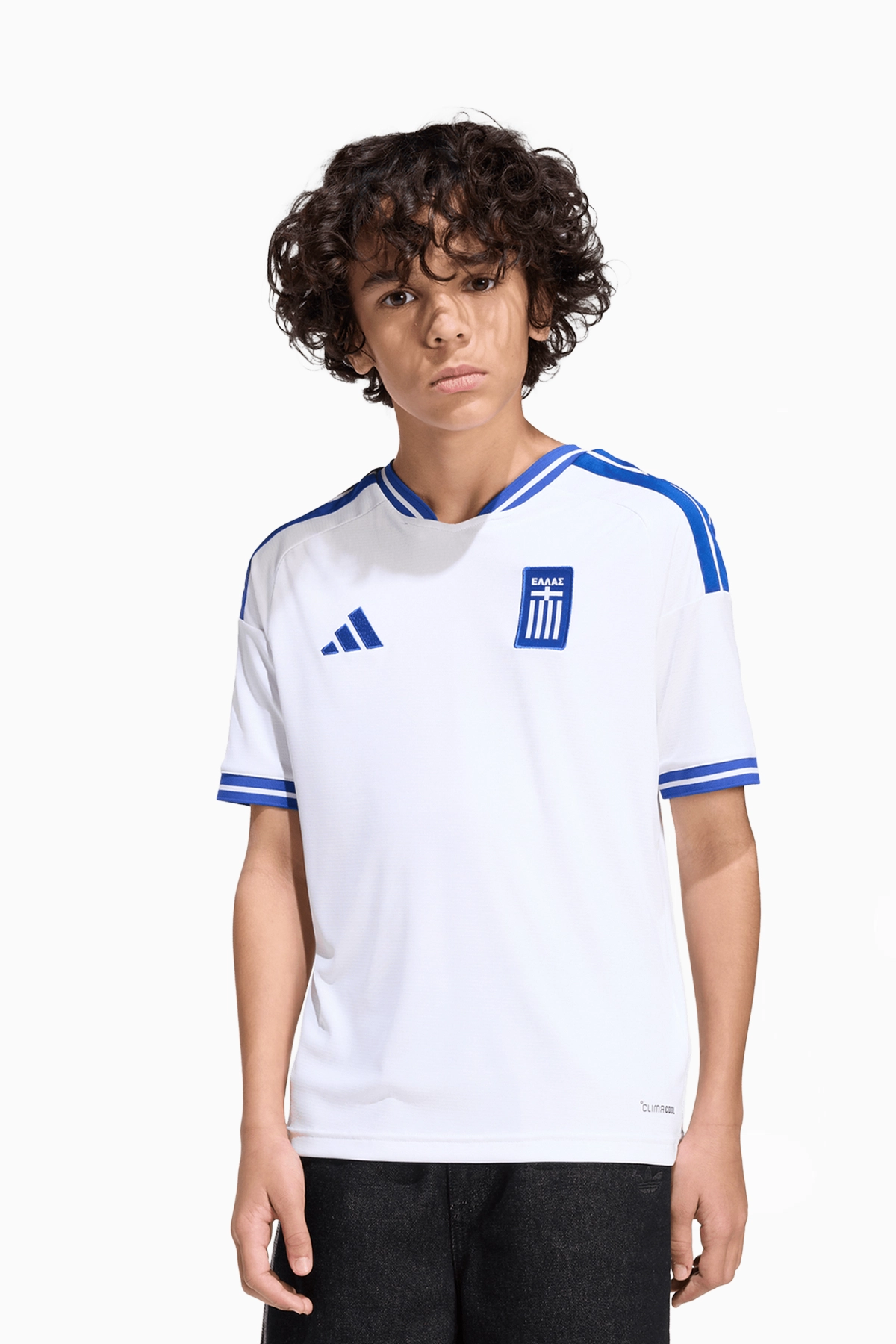 Koszulka Reprezentacji Grecji adidas 2026 Domowa Replica Junior - Biały